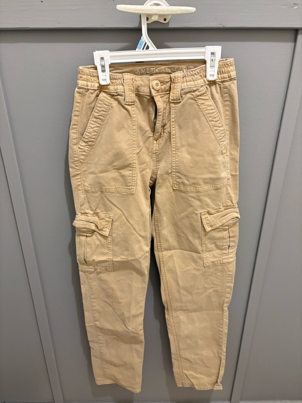 American Eagle Outfitters Khaki Skinny Cargo Pants